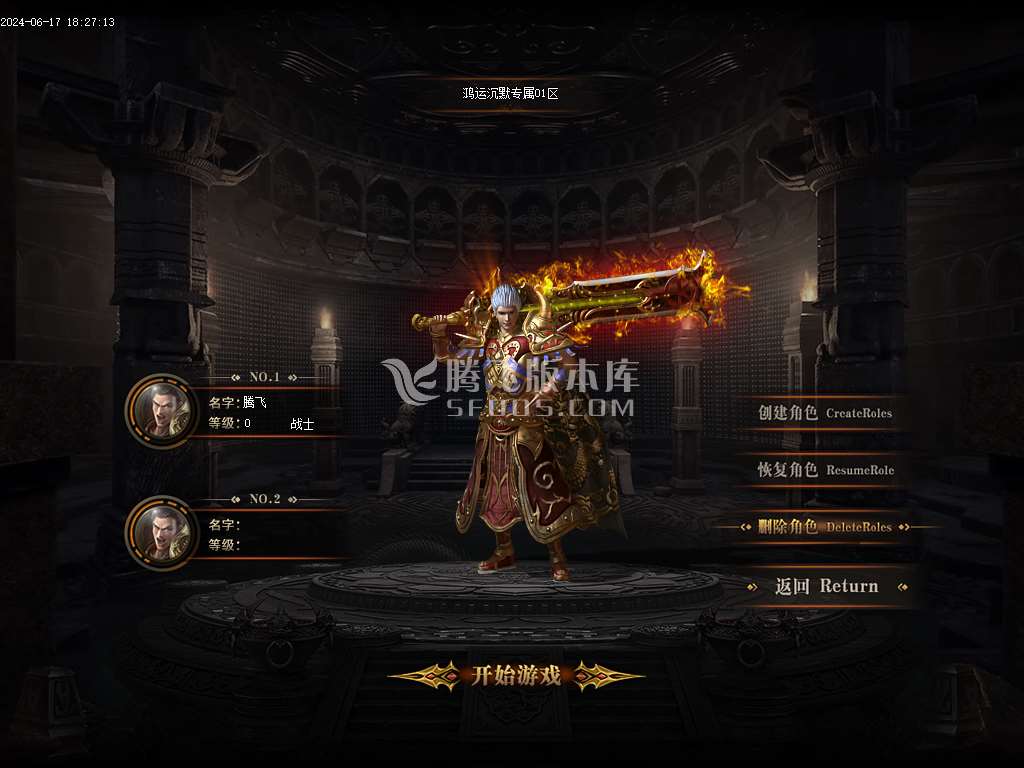 鸿运沉默专属神器单职业