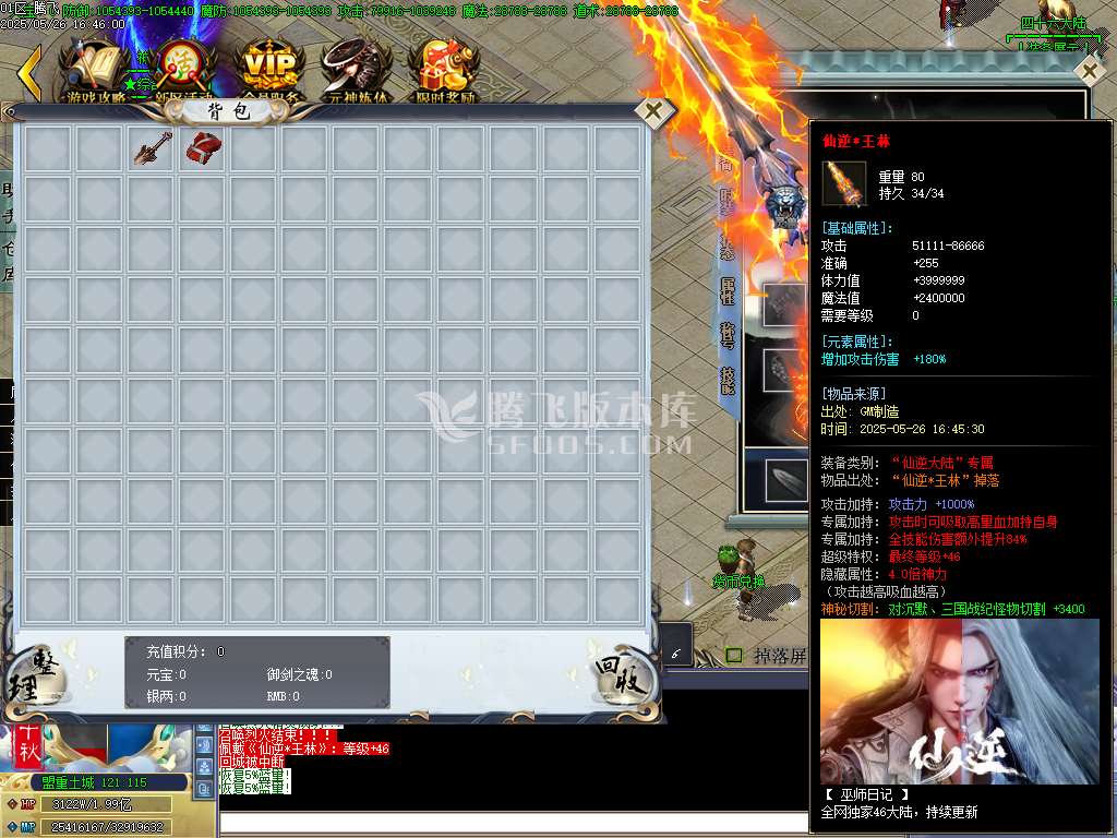 巫师日记专属神器单职业-esp/sd插件