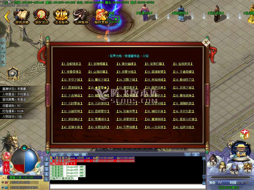 巫师日记专属神器单职业-esp/sd插件