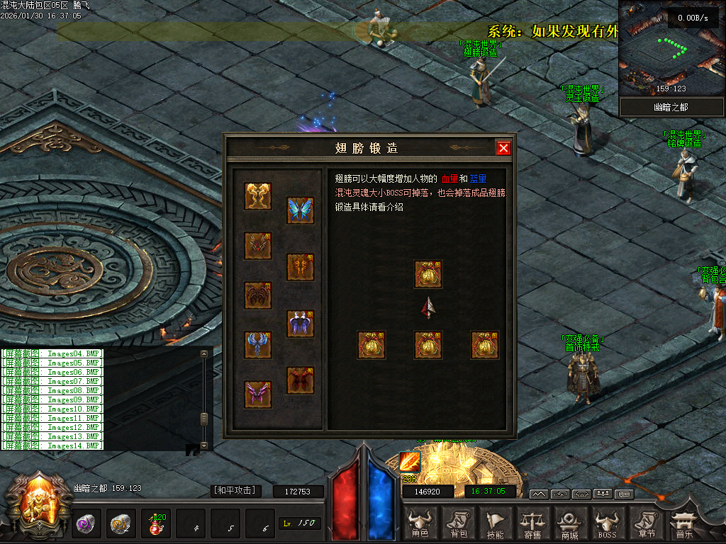 开区版本混沌大陆暗黑世界六职业微变