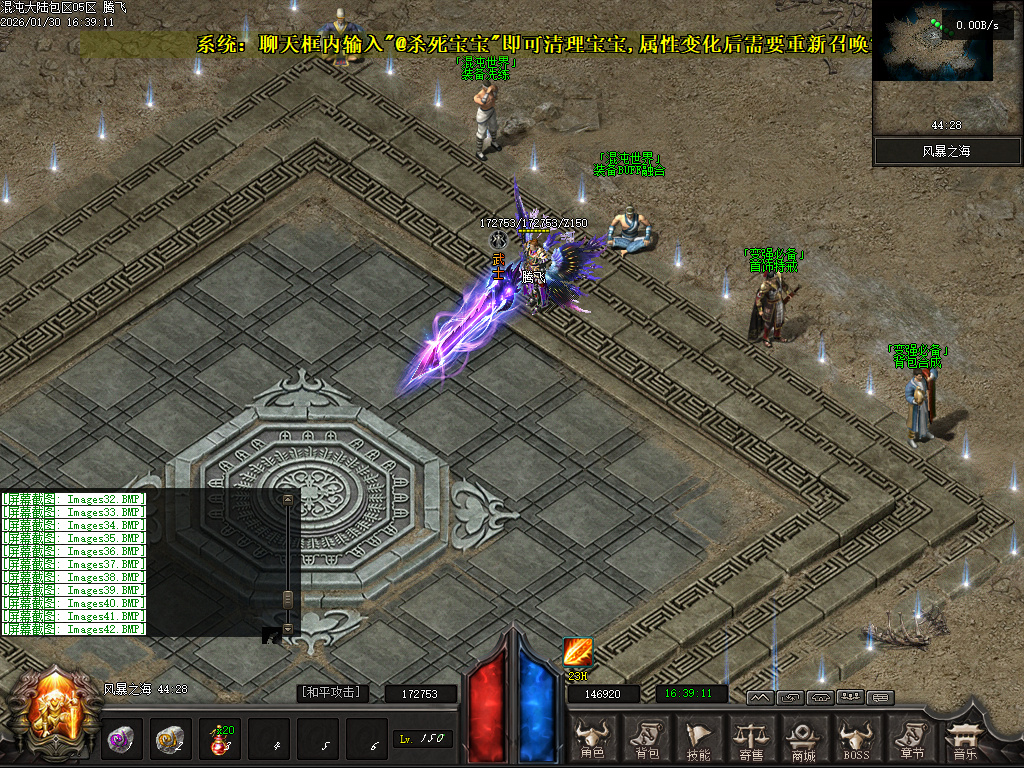 开区版本混沌大陆暗黑世界六职业微变