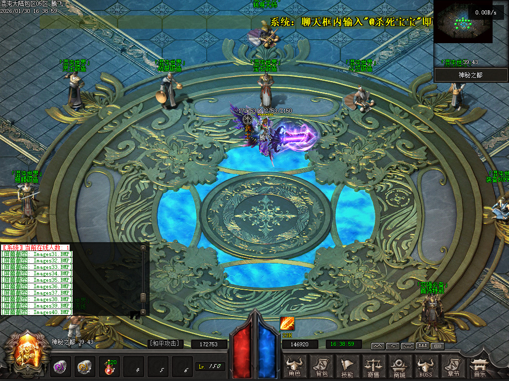 开区版本混沌大陆暗黑世界六职业微变