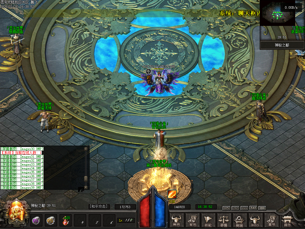 开区版本混沌大陆暗黑世界六职业微变