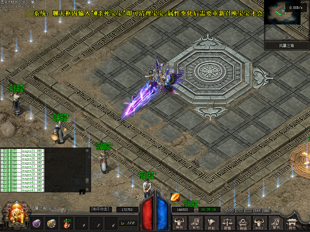 开区版本混沌大陆暗黑世界六职业微变