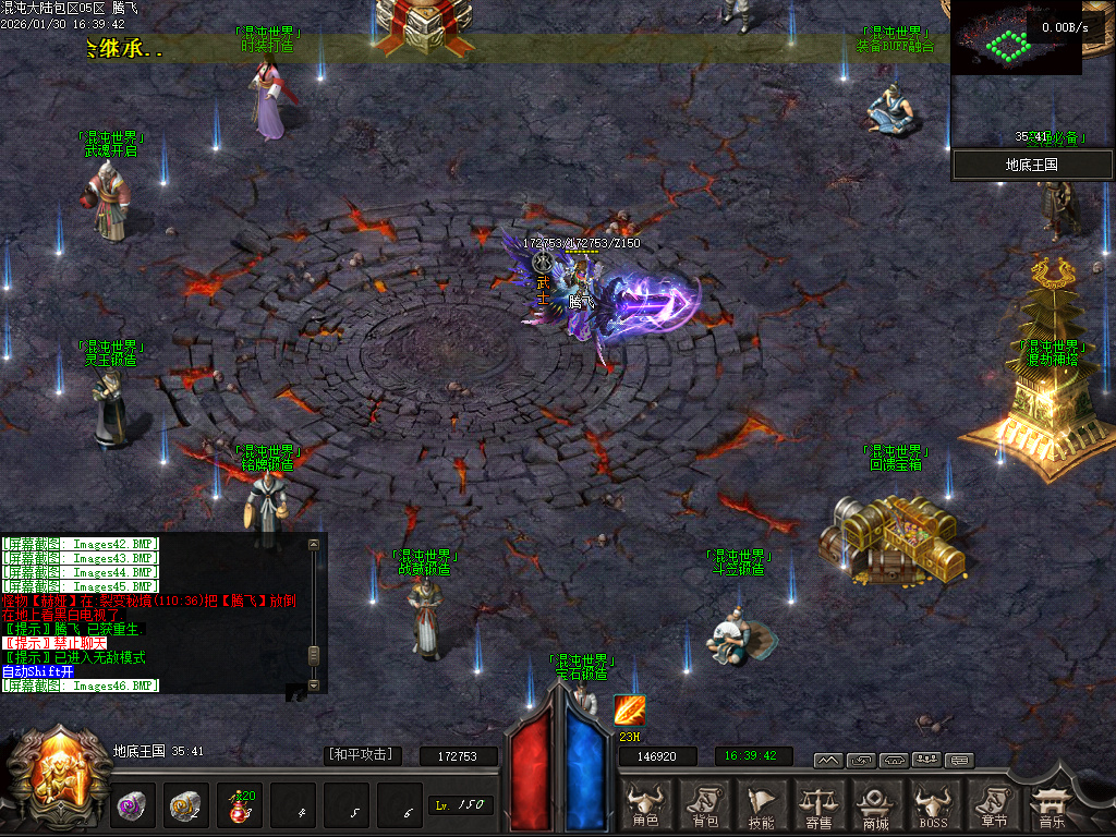 开区版本混沌大陆暗黑世界六职业微变