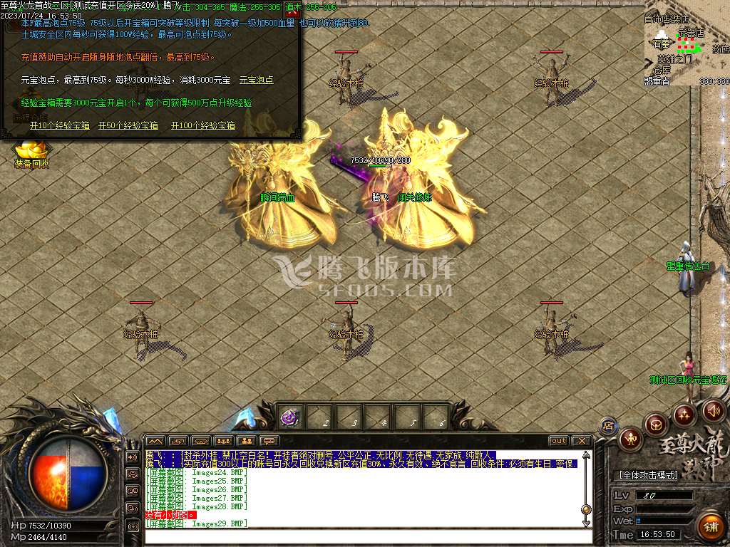 独家至尊火龙三职业战神复古-esp插件