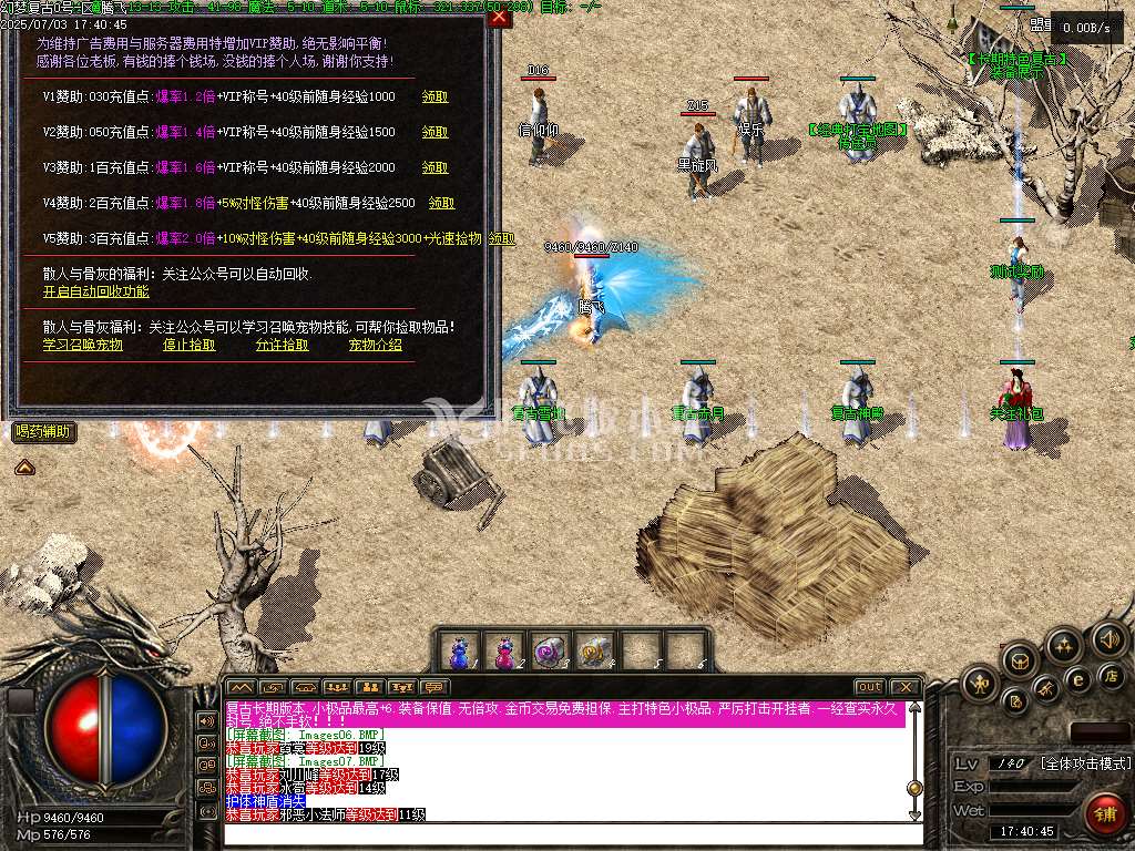 1.76幻梦传奇金币复古三职升级版