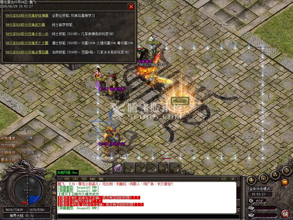 1.76尊龙小极品特色极速复古三职业-esp插件
