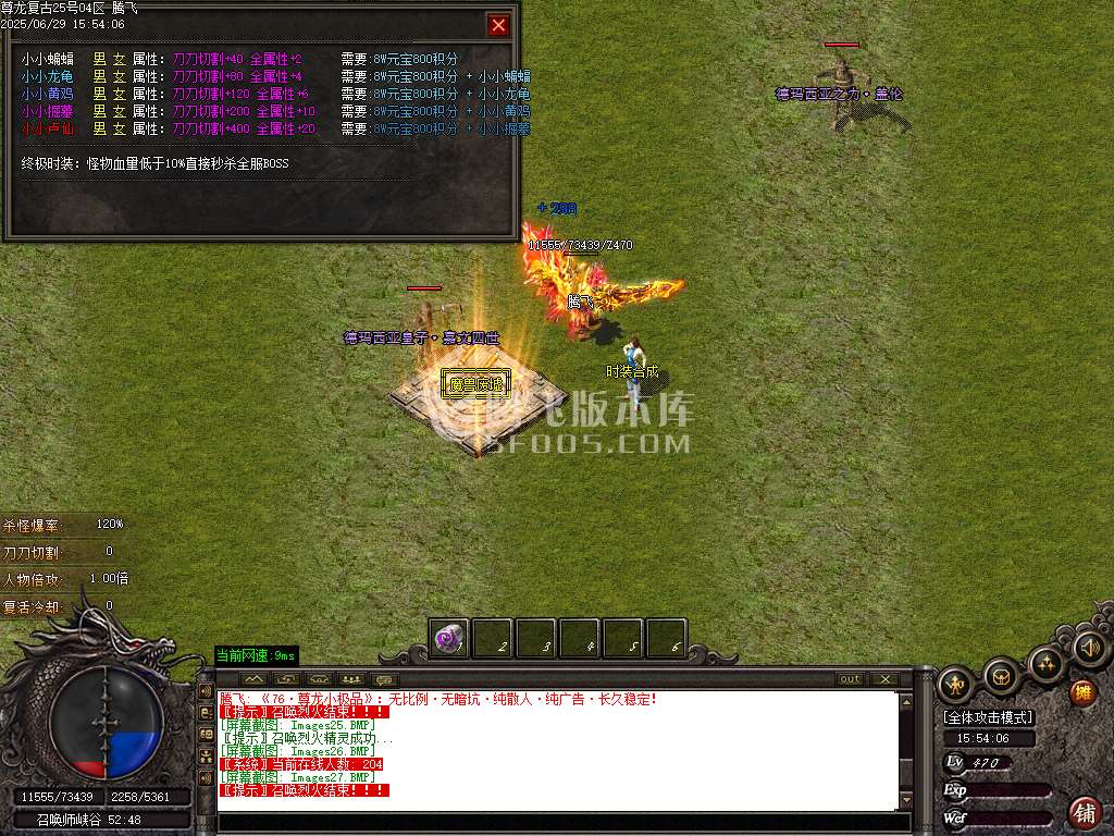 1.76尊龙小极品特色极速复古三职业-esp插件