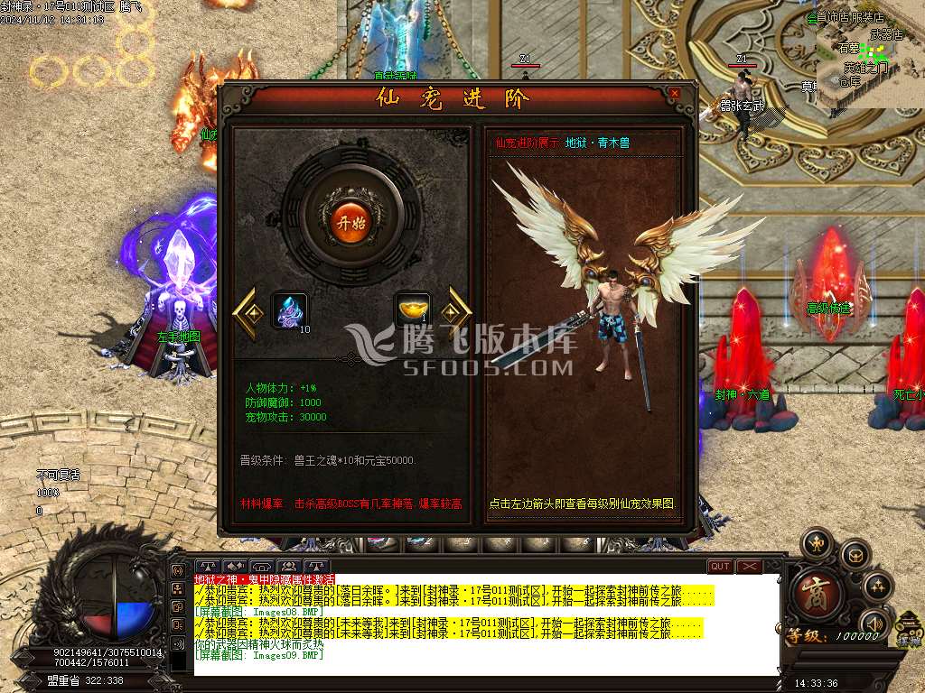 仙魔封神录浴火重生月卡单职业-esp插件