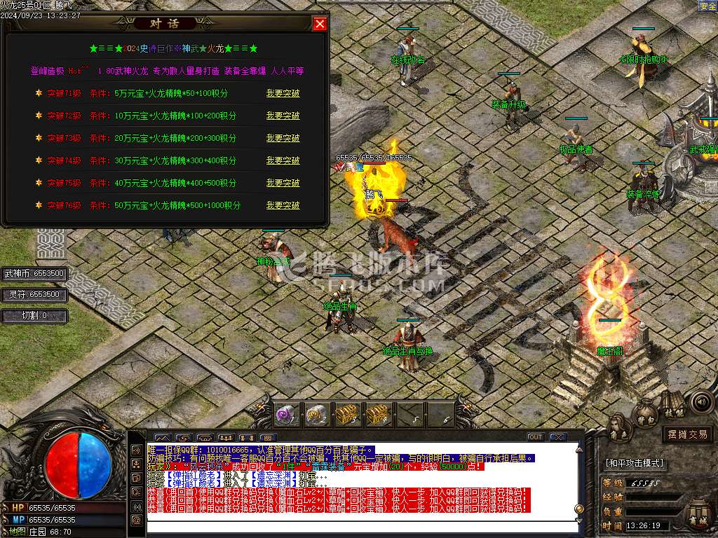 1.80轻微变元素神武火龙三职业-esp插件