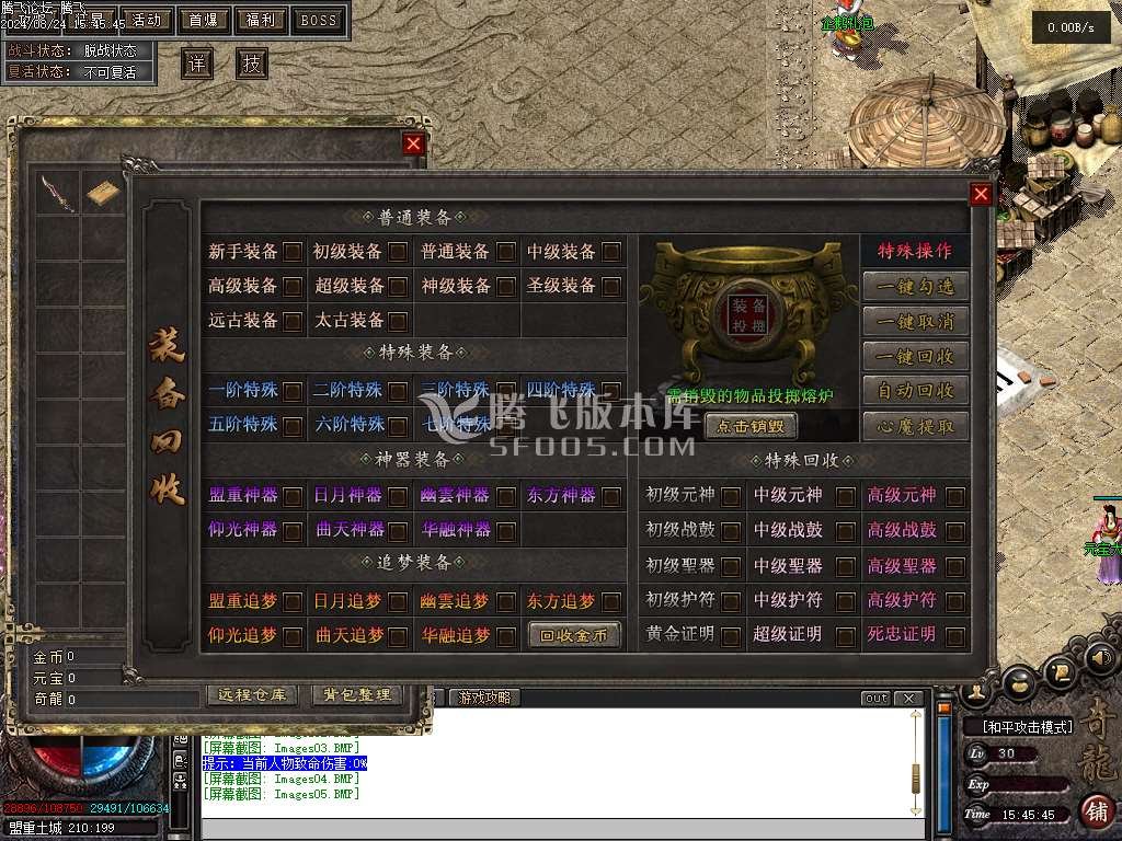 奇龙战纪专属神器单职业