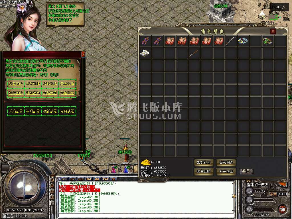 独家1.85巅峰之战三职业复古小极品+7