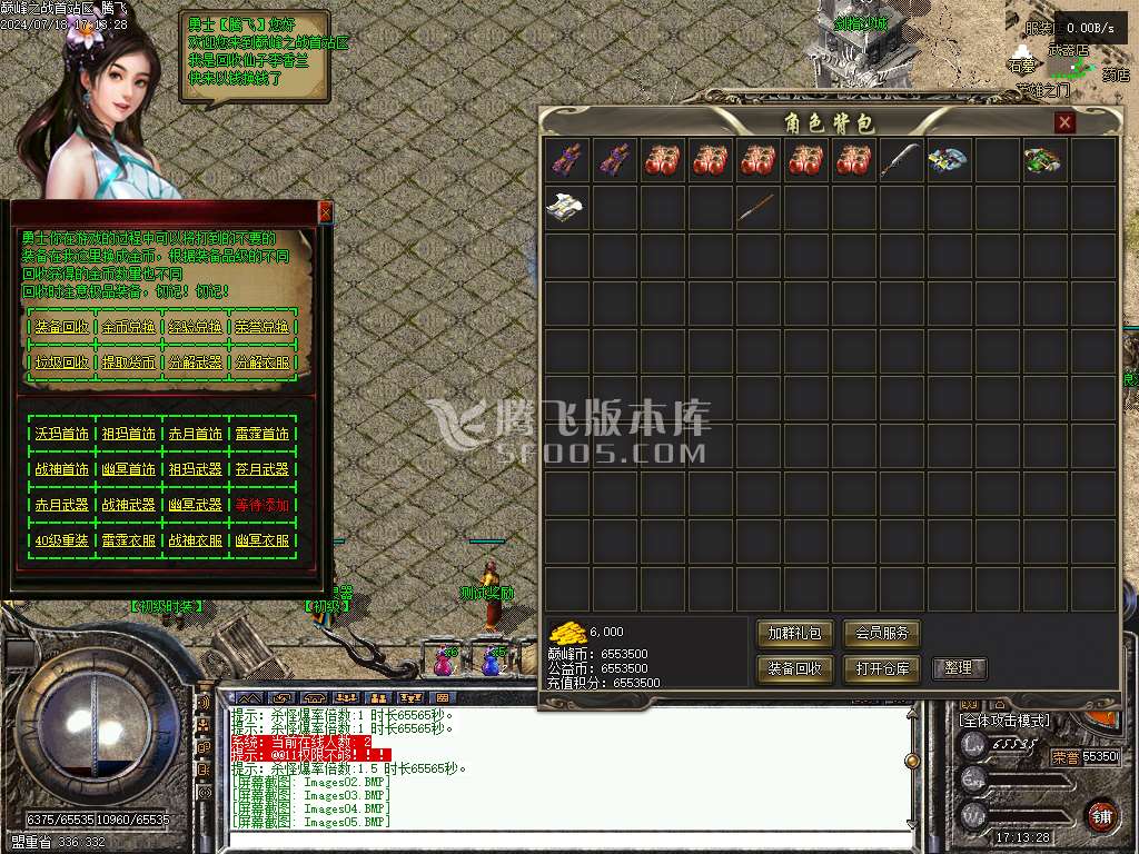 独家1.85巅峰之战三职业复古小极品+7