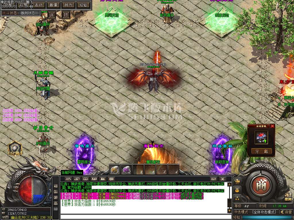 神武传奇轻微变单职业-esp插件