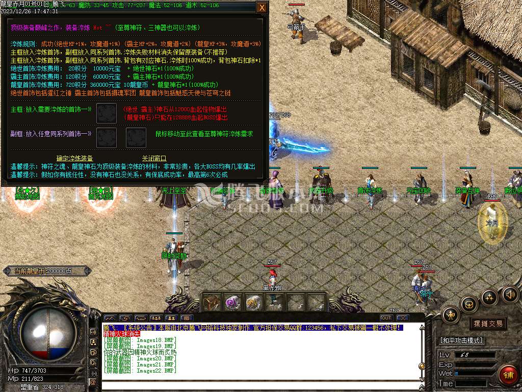 龙皇赤月小极品+5三职业