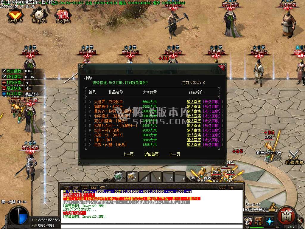 大世界·沉默专属激情单职业