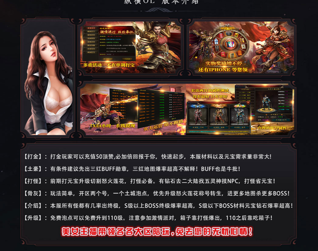 纵横OL公益单职业