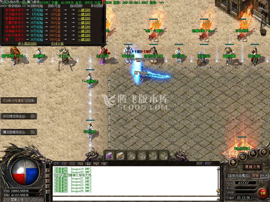1.80无双飞扬三职业火龙高爆版-esp插件