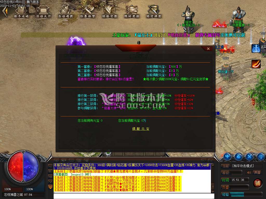 怀念忘忧单职业