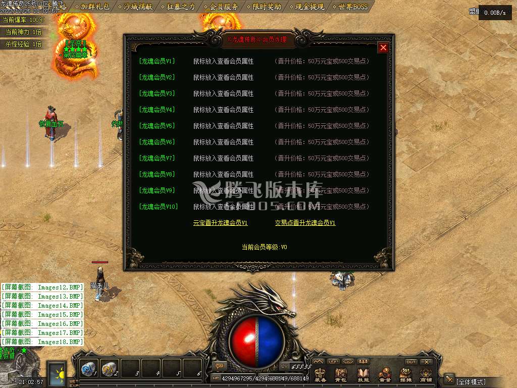 龙魂传奇微变三职业