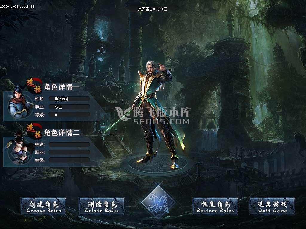 昊天遗忘专属单职业