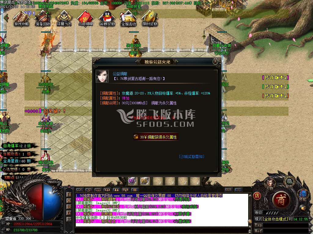 1.76寒剑复古元素小极品三职业-esp插件