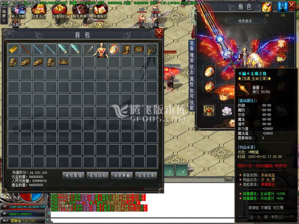金九龍专属单职业